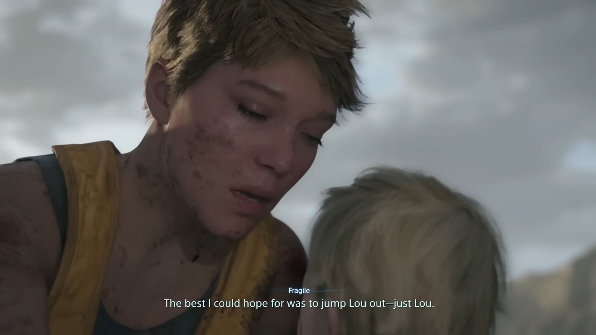 Fragile when she is shot along with Lou (Image via Sony Interactive Entertainment)